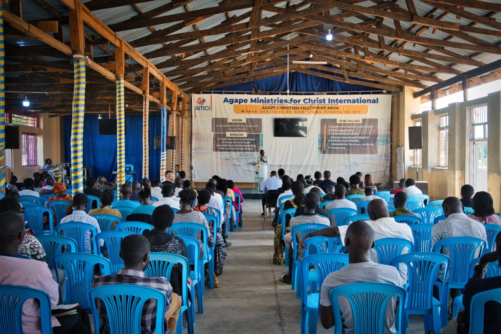 Glory Meeting team talking with Leaders of the Church in West Nile Region in Uganda